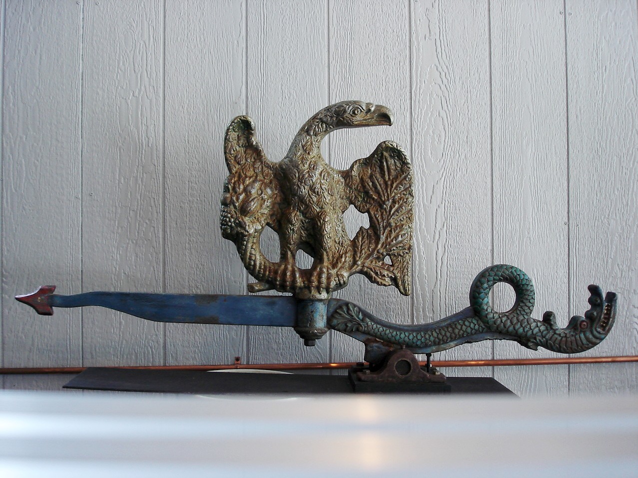COLUMBIAN EAGLE WITH SERPENT HANDLE