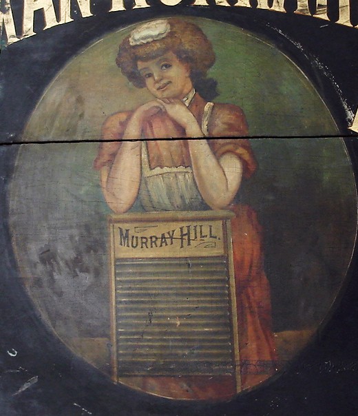 VERY FINE 19 TH CENTURY NYC TRADE SIGN